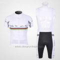 2011 Cycling Jersey Nalini White Short Sleeve and Bib Short