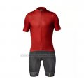 2021 Cycling Jersey Mavic Red Short Sleeve and Bib Short