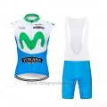 2019 Wind Vest Movistar White Blue Green