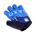 2012 Saxo Bank Gloves Cycling Bluee