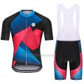 2021 Cycling Jersey Steep Red Blue Short Sleeve and Bib Short(2)