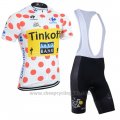 2014 Cycling Jersey Tour de France Saxobank Lider White and Red Short Sleeve and Bib Short