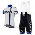 2017 Cycling Jersey Coop White Short Sleeve and Bib Short