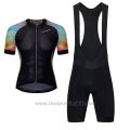 2017 Cycling Jersey Ykywbike Aa05 Adh05 Black Short Sleeve and Bib Short