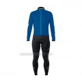 2021 Cycling Jersey Mavic Blue Long Sleeve and Bib Short