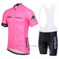 2019 Cycling Clothing STRAVA Pink Short Sleeve and Overalls