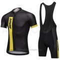 2018 Cycling Jersey Mavic Black Short Sleeve and Bib Short