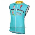 2016 Wind Vest Astana Blue and Yellow