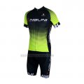 2021 Cycling Jersey Nalini Black Yellow Short Sleeve and Bib Short