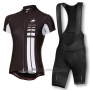 2016 Cycling Jersey Women Assos Black Short Sleeve and Bib Short