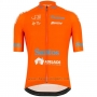 2019 Cycling Jersey Tour Down Under Ochre Orange Short Sleeve and Bib Short