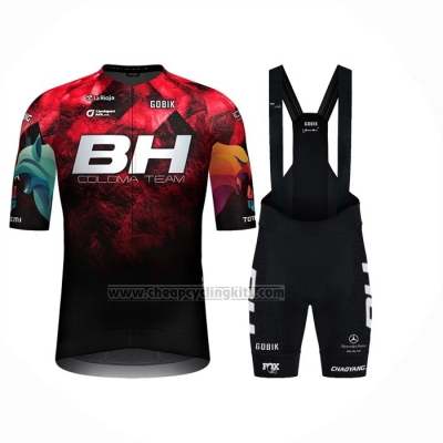 2024 Cycling Jersey BH Coloma Red Black Short Sleeve And Bib Short