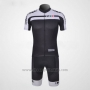 2011 Cycling Jersey Giordana White and Black Short Sleeve and Bib Short