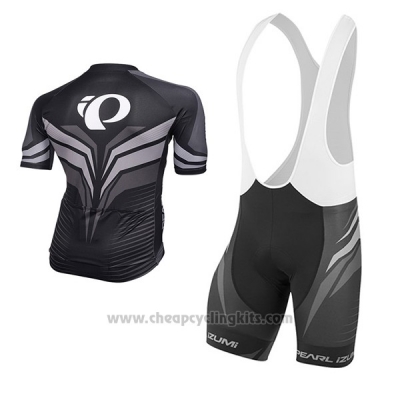 2017 Cycling Jersey Pearl Izumi Black Short Sleeve and Bib Short