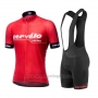 2019 Cycling Jersey Cervelo Red Short Sleeve and Overalls