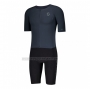 2021 Cycling Jersey Scott Dark Blue Short Sleeve and Bib Short