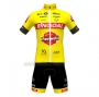 2022 Cycling Jersey Bingoal WB Yellow Short Sleeve and Bib Short