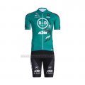 2022 Cycling Jersey Vital Concept-BB Hotels Light Green Short Sleeve and Bib Short