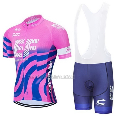 2020 Cycling Jersey EF Education First-Drapac Pink Blue Short Sleeve and Bib Short