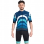 2022 Cycling Jersey Nalini Blue Short Sleeve and Bib Short