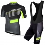 2017 Cycling Jersey Nalini Mood Black Short Sleeve and Bib Short