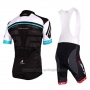 2018 Cycling Jersey Nalini White and Black Short Sleeve and Bib Short