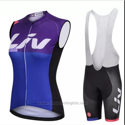 2018 Wind Vest Liv Purple and Bluee