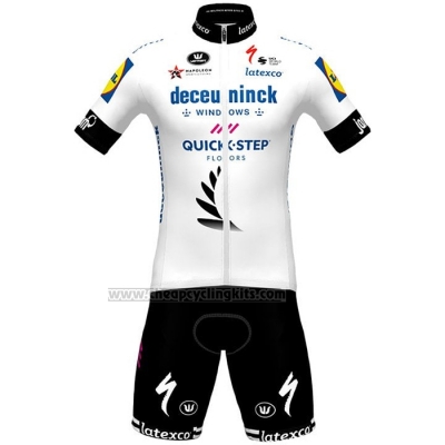 2021 Cycling Jersey Deceuninck Quick Step Champion New Zealand Short Sleeve and Bib Short