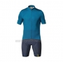 2021 Cycling Jersey Mavic Blue Short Sleeve and Bib Short