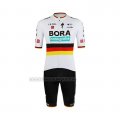 2022 Cycling Jersey Bora-Hansgrone White Short Sleeve and Bib Short