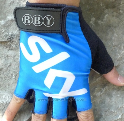 2013 Sky Gloves Cycling Bluee