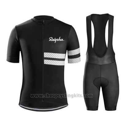 2019 Cycling Jersey Ralph Black White Short Sleeve and Bib Short