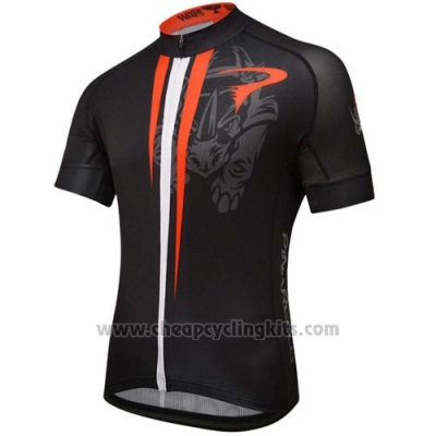 2016 Cycling Jersey Pinarello Black Red Short Sleeve and Bib Short