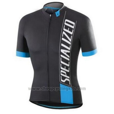 2016 Cycling Jersey Specialized Deep Black Short Sleeve and Bib Short