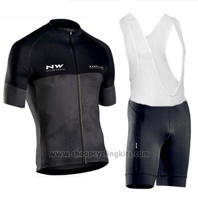 2018 Cycling Jersey Northwave Blade Black Short Sleeve and Bib Short