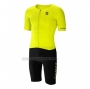 2021 Cycling Jersey Scott Yellow Short Sleeve and Bib Short