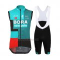 2022 Wind Vest Bora-Hansgrone Green Short Sleeve and Bib Short