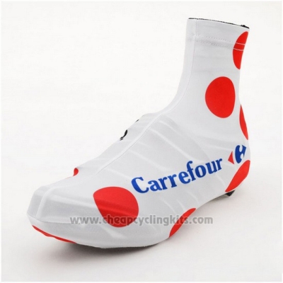 2015 Tour de France Shoes Cover Cycling White and Red