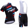 2017 Cycling Jersey Felt Black Short Sleeve and Bib Short