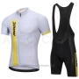 2018 Cycling Jersey Mavic White Short Sleeve and Bib Short