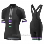 2017 Cycling Jersey Women Liv Zebra Black Short Sleeve and Bib Short