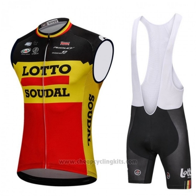 2018 Wind Vest Lotto Soudal Black and Yellow