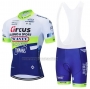 2021 Cycling Jersey Wanty-Gobert Cycling Team Blue White Yellow Short Sleeve and Bib Short