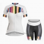 2016 Cycling Jersey Trek Orange and White Short Sleeve and Bib Short