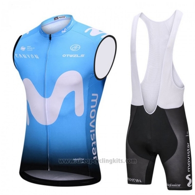 2018 Wind Vest Movistar Bluee