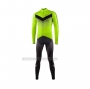 2021 Cycling Jersey Nalini Green Long Sleeve and Bib Short