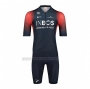 2022 Cycling Jersey Ineos Grenadiers Red Blue Short Sleeve and Bib Short