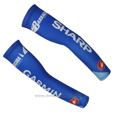 2014 Garmin Arm Warmer Cycling Bluee