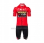 2021 Cycling Jersey Jumbo Visma Red Short Sleeve and Bib Short