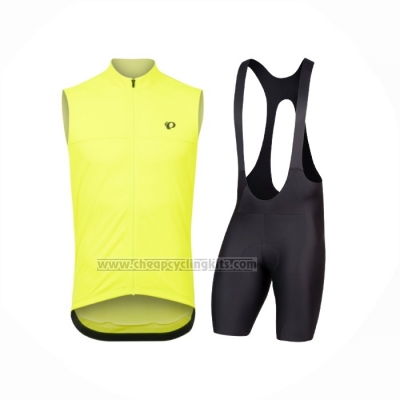 2021 Wind Vest Pearl Izumi Yellow Short Sleeve and Bib Short